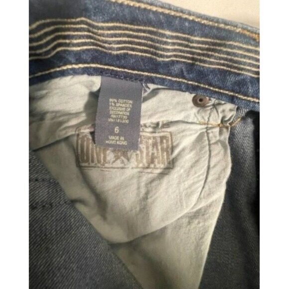 Converse One Star Womens Jeans Size 6 Low Rise Bootcut - Picture 5 of 11